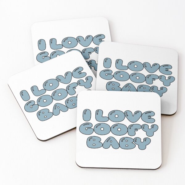 Item preview, i love goofy baby (blue gray) designed and sold by Aesthetic Crew.