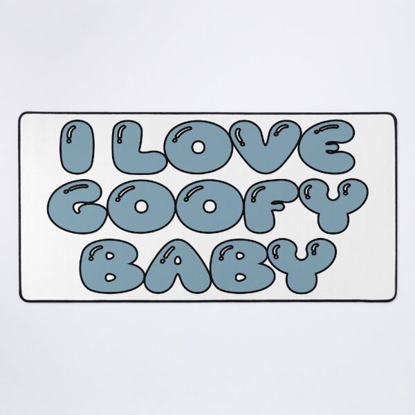 Item preview, i love goofy baby (blue gray) designed and sold by Aesthetic Crew.
