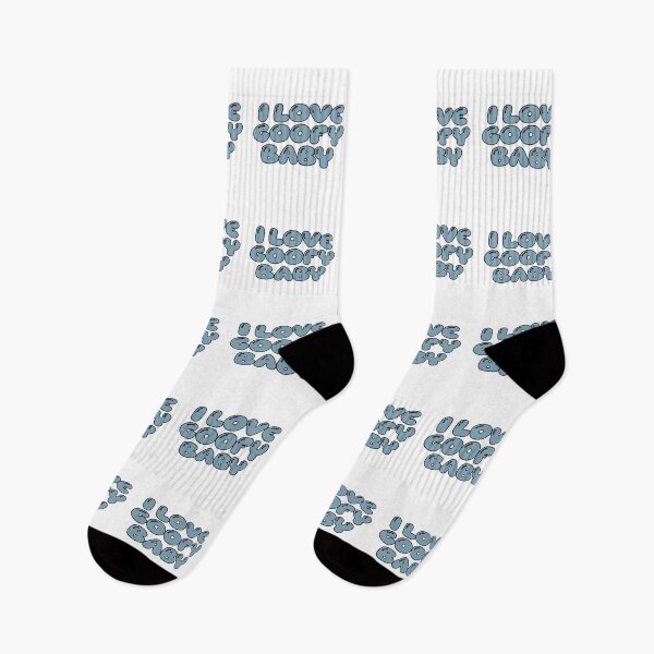 Item preview, i love goofy baby (blue gray) designed and sold by Aesthetic Crew.
