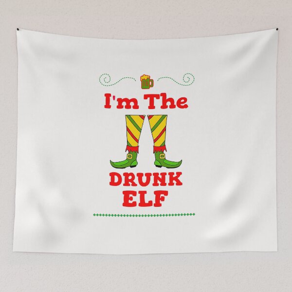 Item preview, Elf Matching Drunk Elf designed and sold by Sartoris Art.
