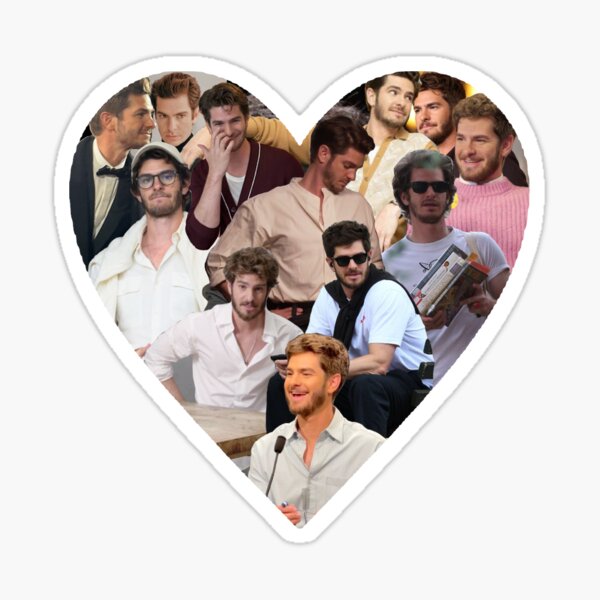 Andrew Garfield Heart Sticker