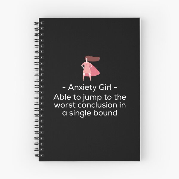 Item preview, Anxiety Girl - High Anxiety Awareness designed and sold by purepisces.