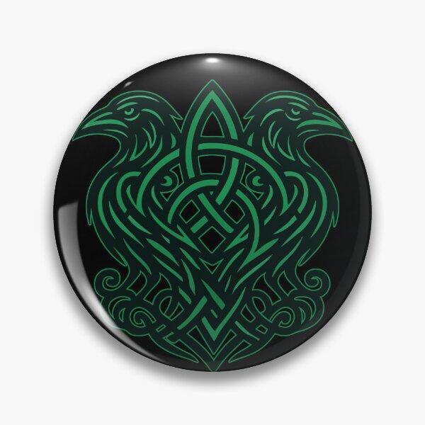 Item preview, Celtic Hugin And Munin Ravens Norse designed and sold by TomFrontierArt.
