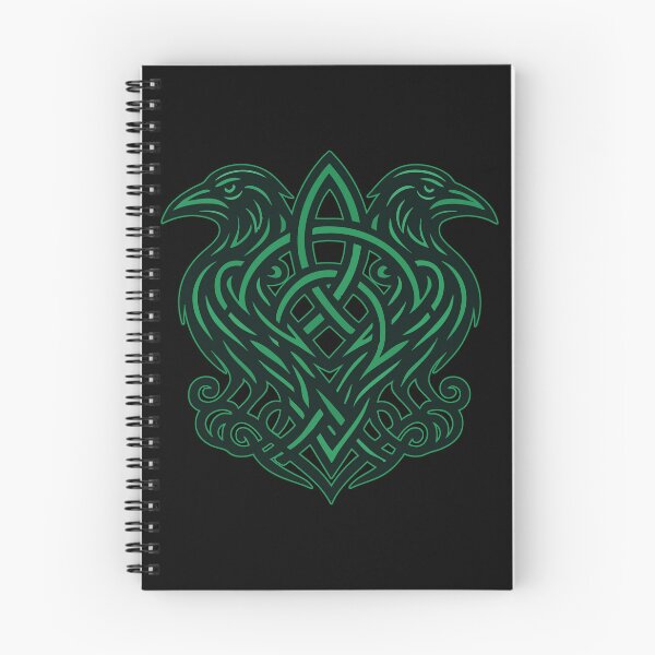 Item preview, Celtic Hugin And Munin Ravens Norse designed and sold by TomFrontierArt.