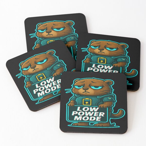 Item preview, Low Power Mode Otter - Funny Tech Humor designed and sold by Derpy Lab .