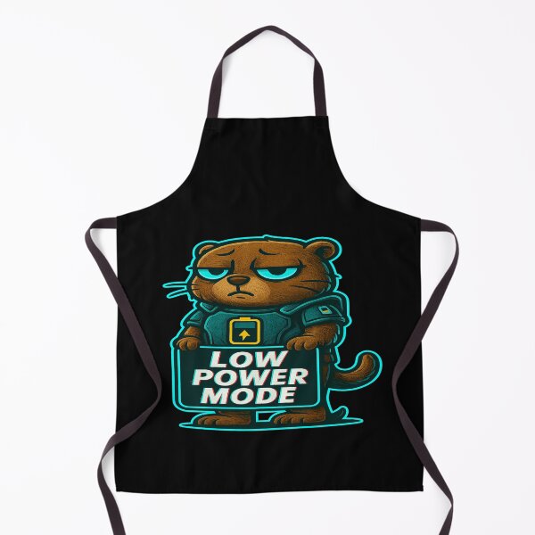 Item preview, Low Power Mode Otter - Funny Tech Humor designed and sold by Derpy Lab .