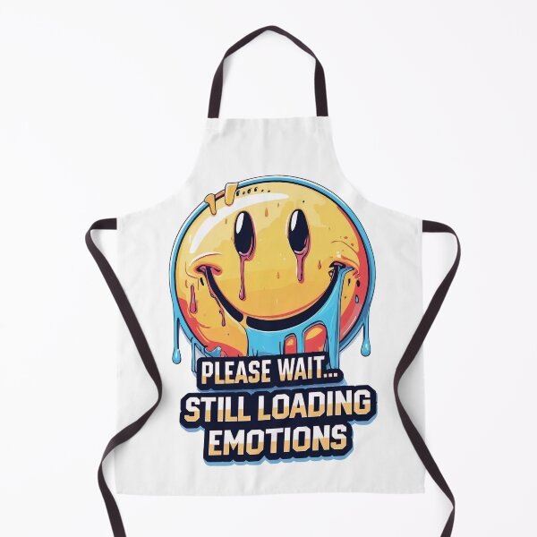 Item preview, Please Wait Still Loading Emotions – Dark Humor Glitched Smiley Funny T-Shirt & Sticker designed and sold by SnoyTextil.