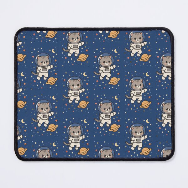 Item preview, Cute Space Kitten with Saturn designed and sold by SwiftPaws Studio.
