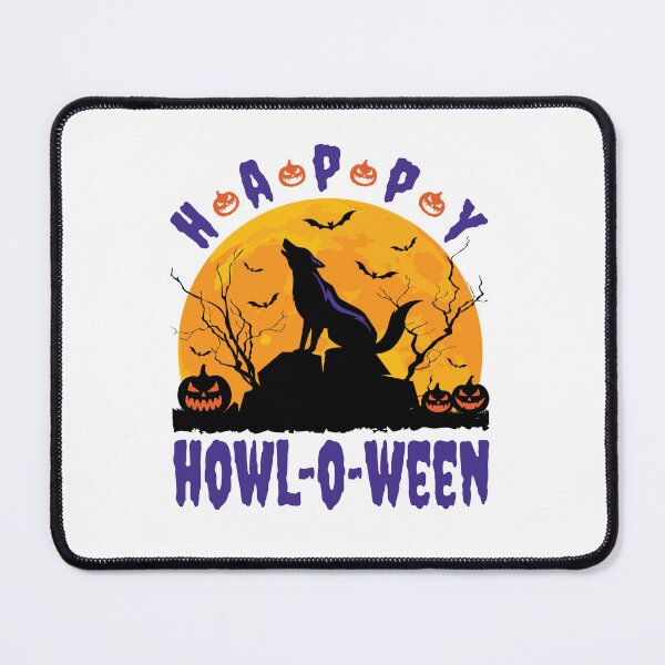 Item preview, Happy Howl O Ween Howling Halloween Dog designed and sold by jaygo.