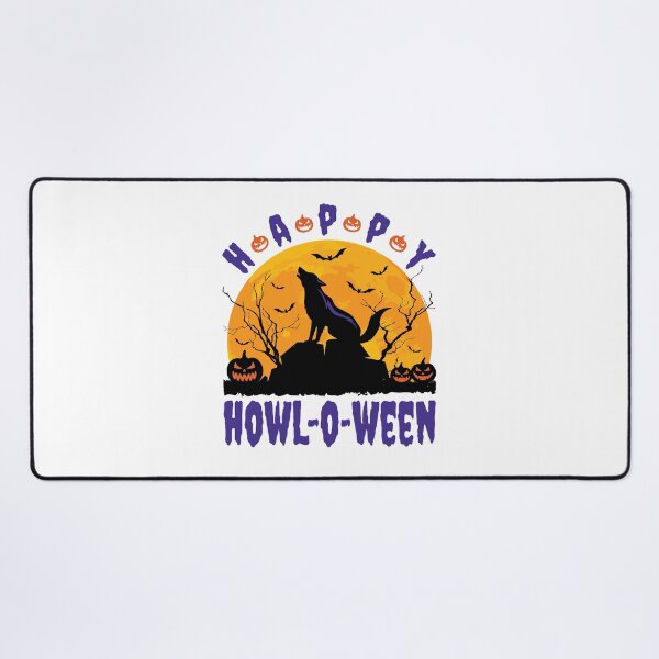 Item preview, Happy Howl O Ween Howling Halloween Dog designed and sold by jaygo.