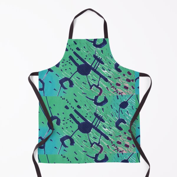 Item preview, Green/blue abstract decor for wall art and more designed and sold by SapienSwag.