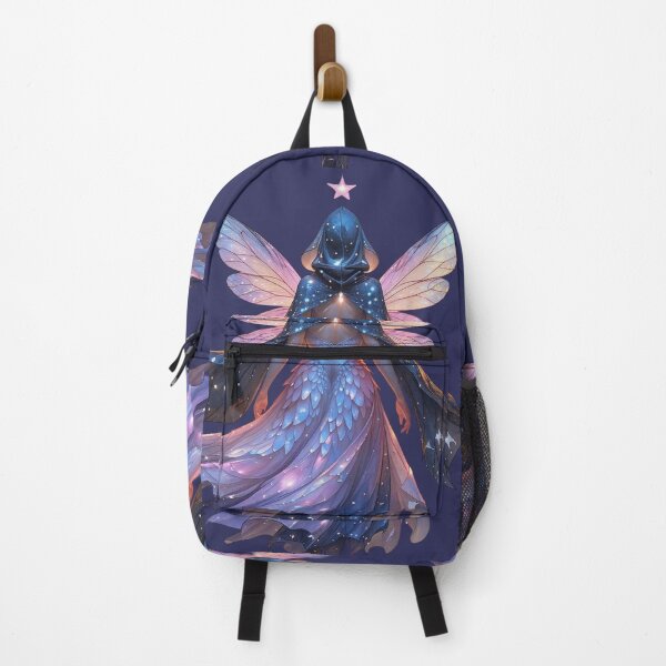 Item preview, Handmade mystical fairy with elf wings – magical fantasy design in purple & black designed and sold by Jennah.
