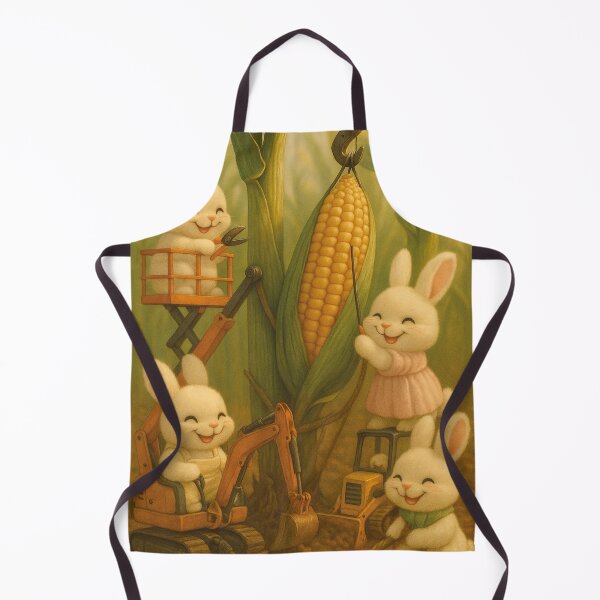 Item preview, funny bunnies, harvesting corn cobs designed and sold by Mauswohn.