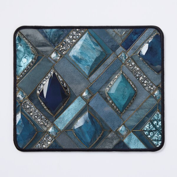 Item preview, Blue Gem Stones 01 designed and sold by Elisabeth Lucas.