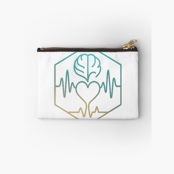 Item preview, Music Therapy Soundwave Brain Heart – Minimalist Hex-Art T-Shirt & Hoodie Design designed and sold by TONSNAP.