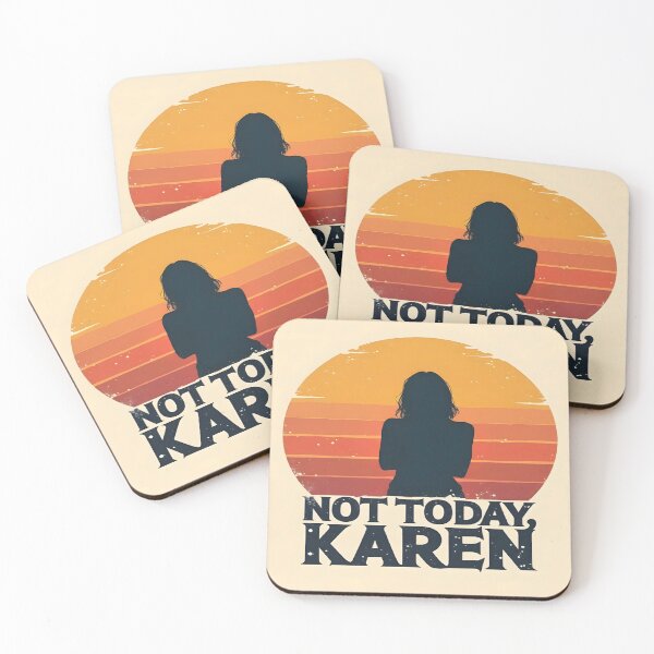 Item preview, Not Today, Karen – Vintage Retro Sunset Meme Shirt designed and sold by Surf-and-Sky.