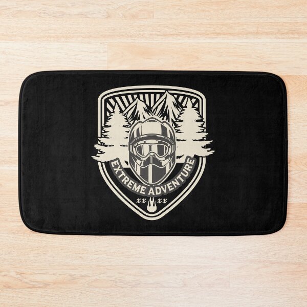 Item preview, Extreme Adventure Moto Helmet Badge designed and sold by DIRTYSKETCHH.