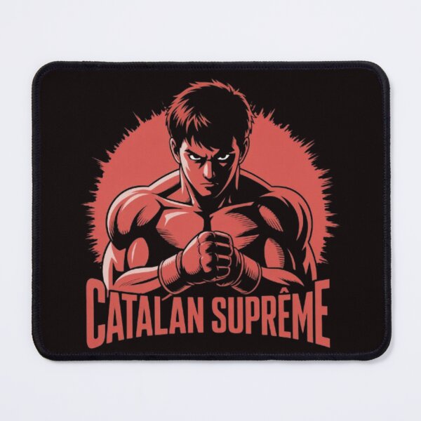 Item preview, Catalan Suprême Anime Fighter | Bold Martial Arts Illustration designed and sold by dortmond.