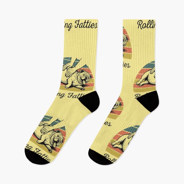 Item preview, Chubby Bulldog Rolling Fatties Funny Vintage designed and sold by d247.
