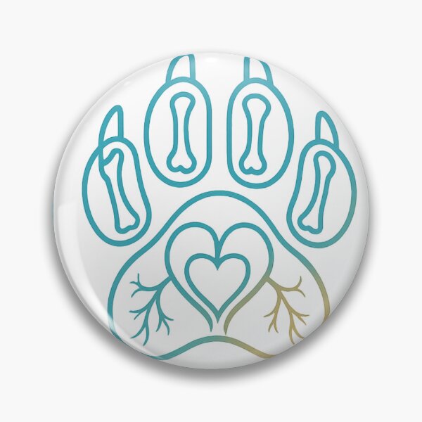 Item preview, Anatomical Paw Heart – Minimalist Veterinarian Hex-Art for Apparel & Gifts designed and sold by TONSNAP.