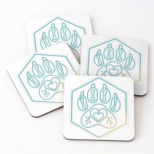 Item preview, Anatomical Paw Heart – Minimalist Veterinarian Hex-Art for Apparel & Gifts designed and sold by TONSNAP.