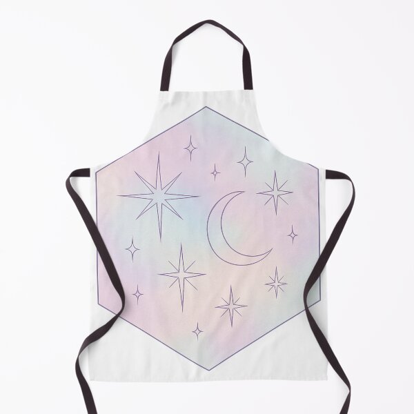 Item preview, Ethereal Celestial Stars & Moon – Minimal Hex-Art Memorial Apparel Design designed and sold by TONSNAP.