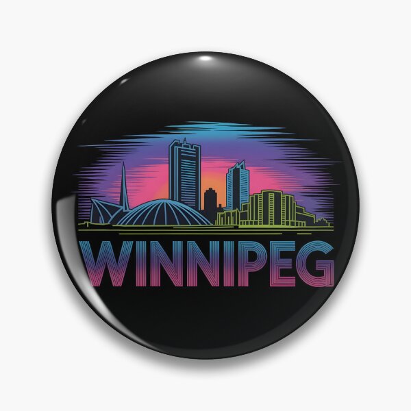 Item preview, Winnipeg Skyline – Minimalist Earthy Travel Souvenir Design designed and sold by Paper Drip.