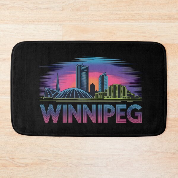 Item preview, Winnipeg Skyline – Minimalist Earthy Travel Souvenir Design designed and sold by Paper Drip.
