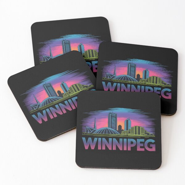 Item preview, Winnipeg Skyline – Minimalist Earthy Travel Souvenir Design designed and sold by Paper Drip.