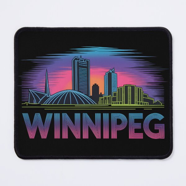 Item preview, Winnipeg Skyline – Minimalist Earthy Travel Souvenir Design designed and sold by Paper Drip.