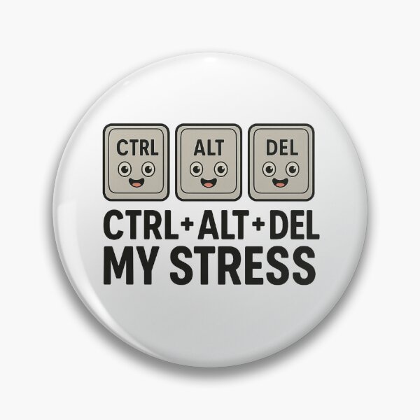 Item preview, Ctrl + Alt + Del My Stress designed and sold by Sara Wrenai.