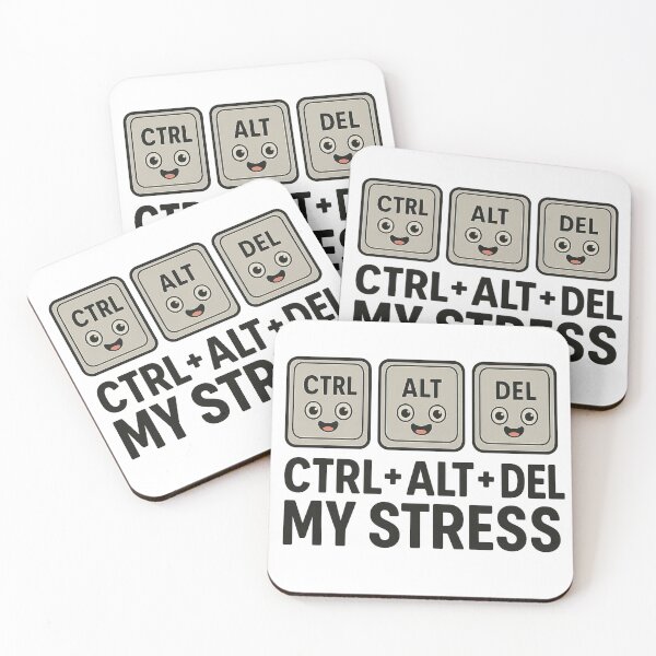 Item preview, Ctrl + Alt + Del My Stress designed and sold by Sara Wrenai.