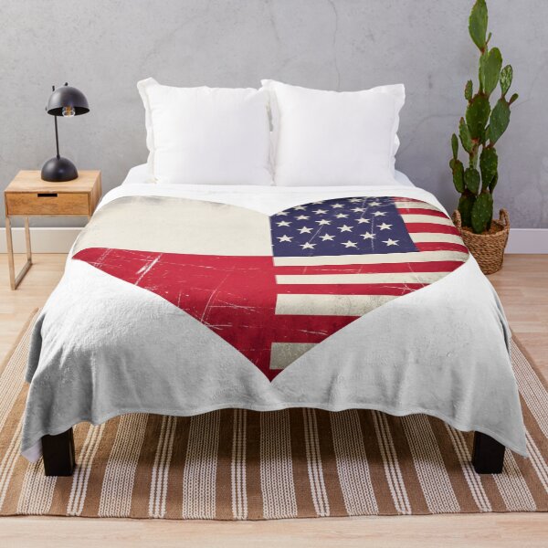 Item preview, Polish American Heart Flag designed and sold by PrintAtelier.
