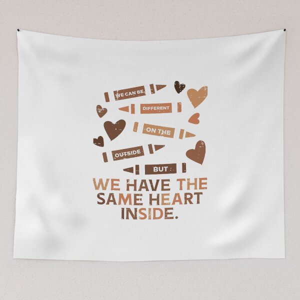 Item preview, Same Heart Inside II designed and sold by MelanatedWomanPrintDesign.