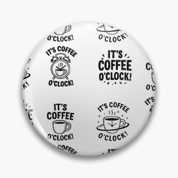 Item preview, It’s coffee o’clock! Design bundle designed and sold by Oqueartecura.