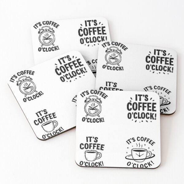 Item preview, It’s coffee o’clock! Design bundle designed and sold by Oqueartecura.