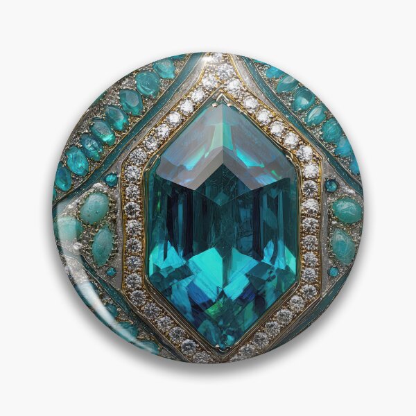 Item preview, Teal Gem Stones 01 designed and sold by Elisabeth Lucas.