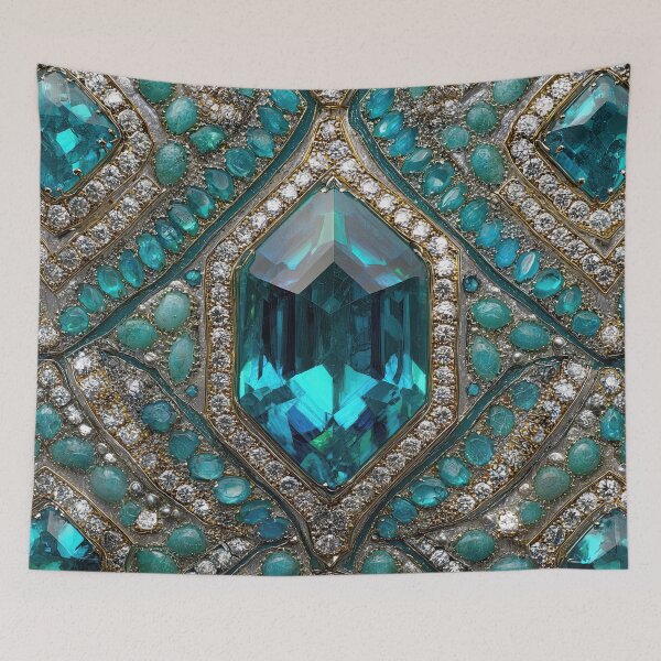 Item preview, Teal Gem Stones 01 designed and sold by Elisabeth Lucas.