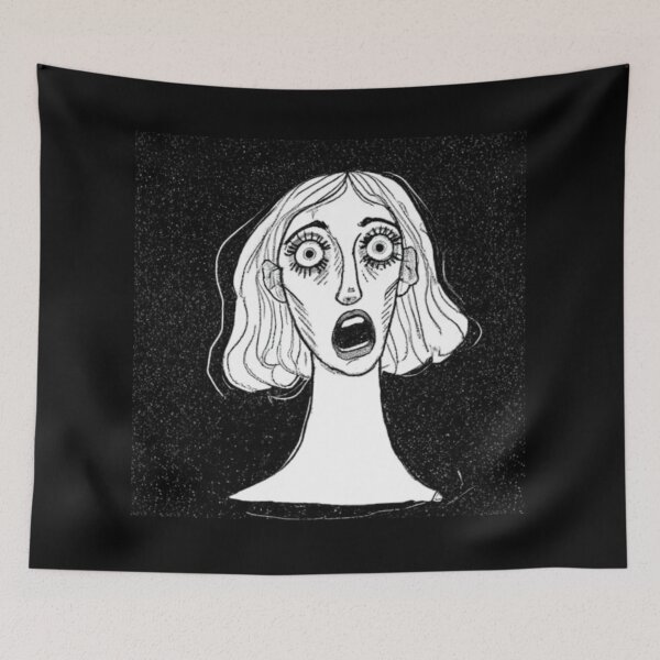 Item preview, Shocked Woman Doodle designed and sold by DarkArts66.