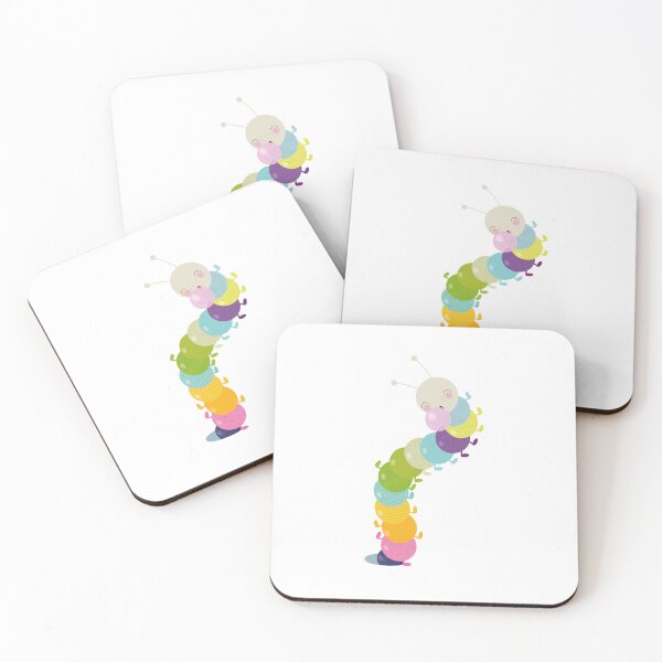 Item preview, Cheerful Caterpillar Blowing a Bubble designed and sold by Les Petits Buttons.