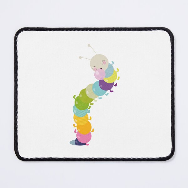 Item preview, Cheerful Caterpillar Blowing a Bubble designed and sold by Les Petits Buttons.