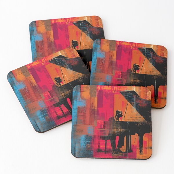 Item preview, Vintage Abstract Music Poster – The Session Player in Colorful Grunge designed and sold by Coder-T.