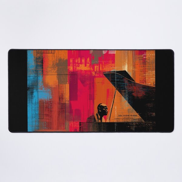 Item preview, Vintage Abstract Music Poster – The Session Player in Colorful Grunge designed and sold by Coder-T.