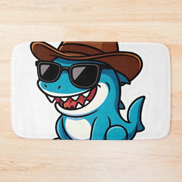 Item preview, Cool Shark with Sunglasses Cartoon desgin  designed and sold by StickyGuys.