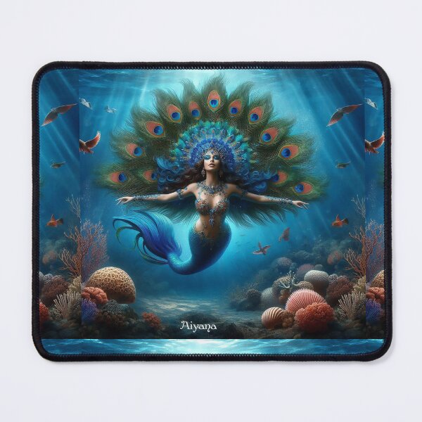 Item preview, LeMurmaid Seraphina Guardian of the Deep Blue Message designed and sold by WildlyAiyana.
