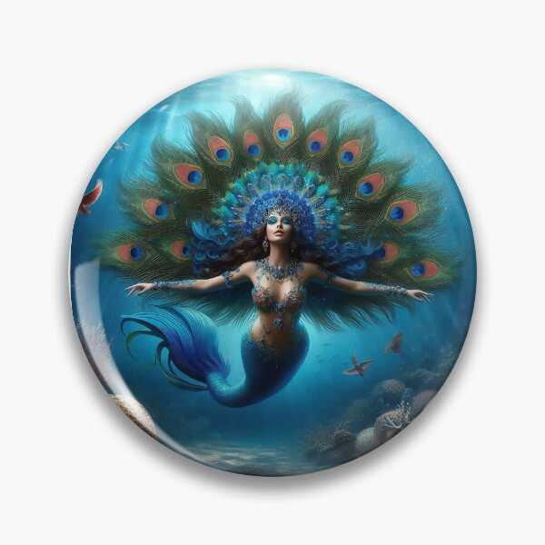 Item preview, LeMurmaid Seraphina Guardian of the Deep Blue Message designed and sold by WildlyAiyana.
