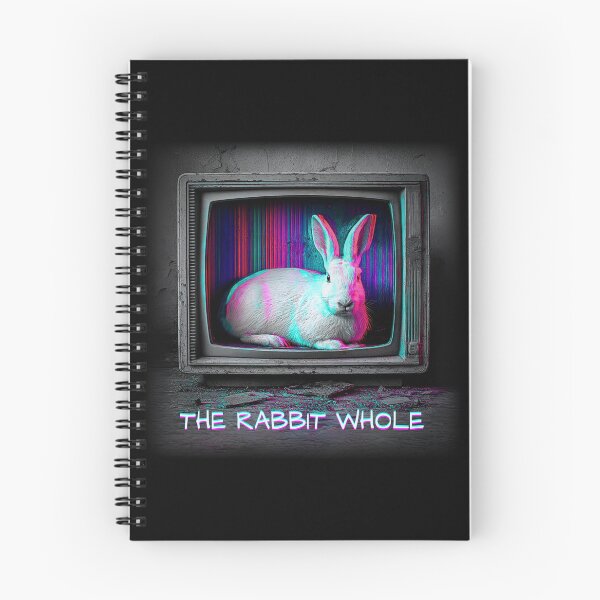 Item preview, The rabbit whole, graphics with rgb aberration effect designed and sold by silent-violin.