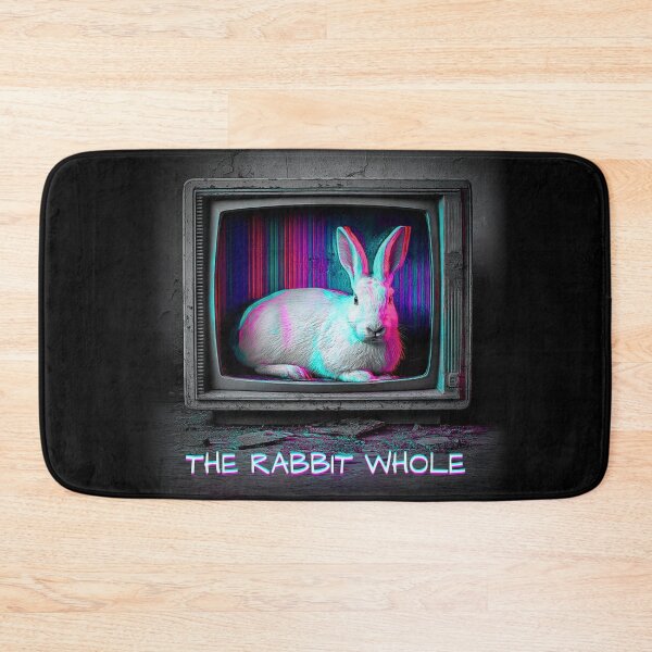 Item preview, The rabbit whole, graphics with rgb aberration effect designed and sold by silent-violin.