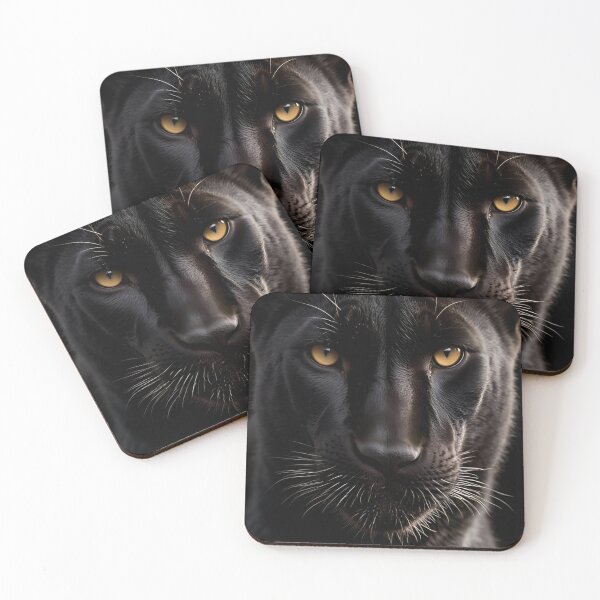 Item preview, Black Panther Face Portrait designed and sold by QuirkySpark.