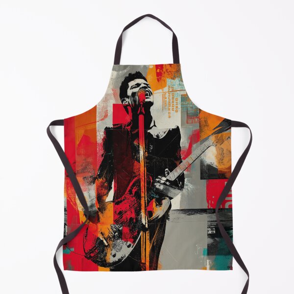 Item preview, Vintage Abstract Music Poster – Singer Open Mic in Colorful Grunge designed and sold by Coder-T.